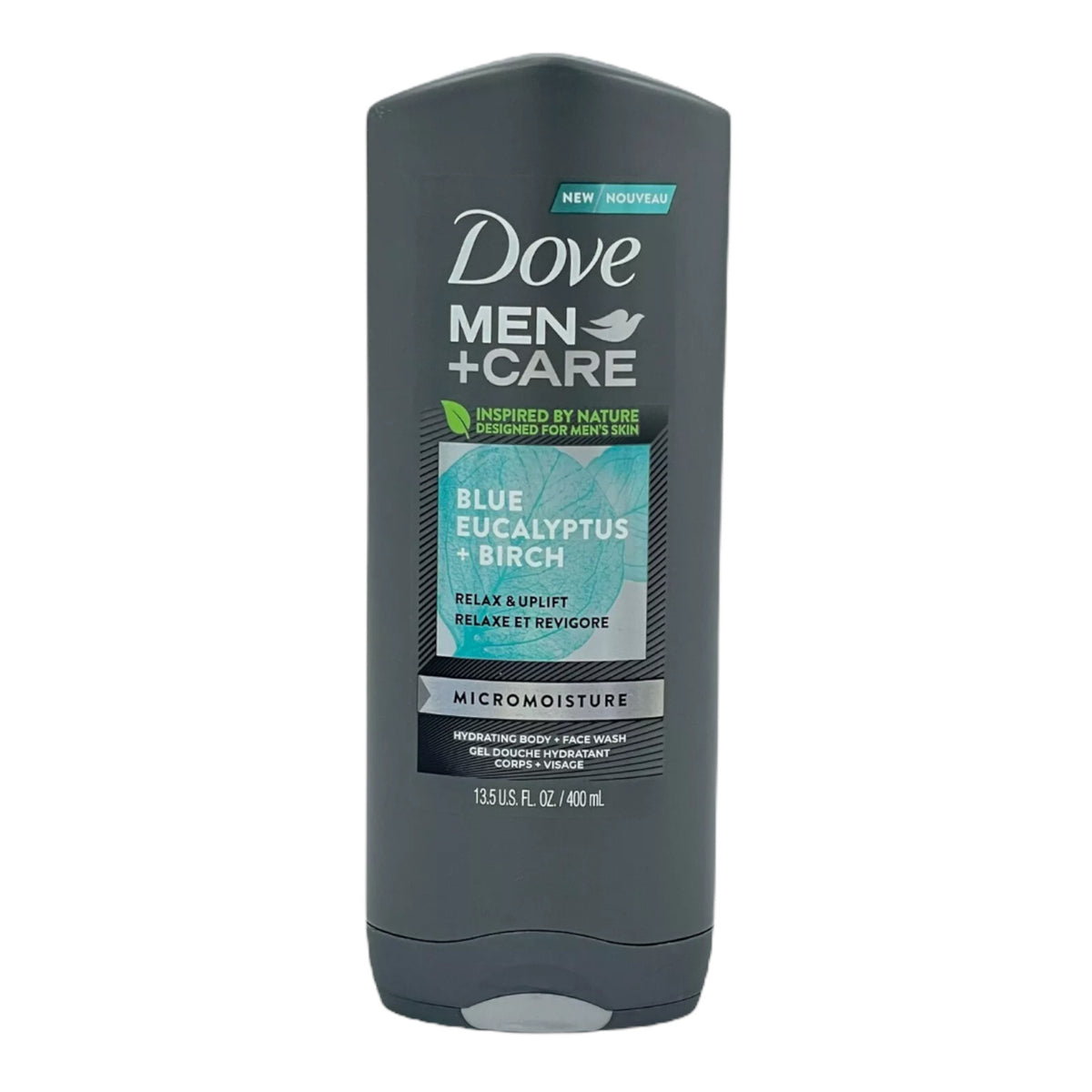 Dove Men Blue Eucalyptus + Birch 2-in-1 Shampoo Conditioner & Body