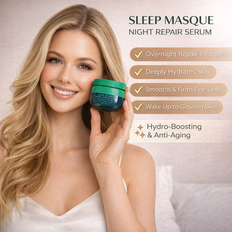 Luxury Hair Repair Serum - Deep Hydrating Night Masque for Damaged Hair 2 oz