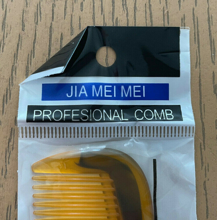 Professional Plastic Hair Comb 6.25 Inch Orange Haircare Tool