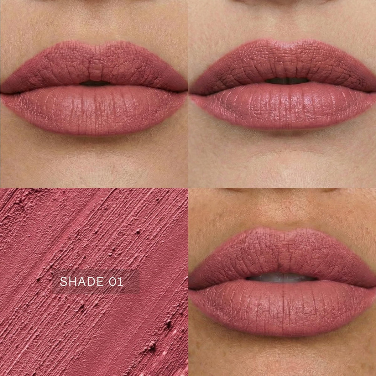 BASMA Long Lasting Lip Liner Pencil - Warm Rose Nude, Waterproof & Precise