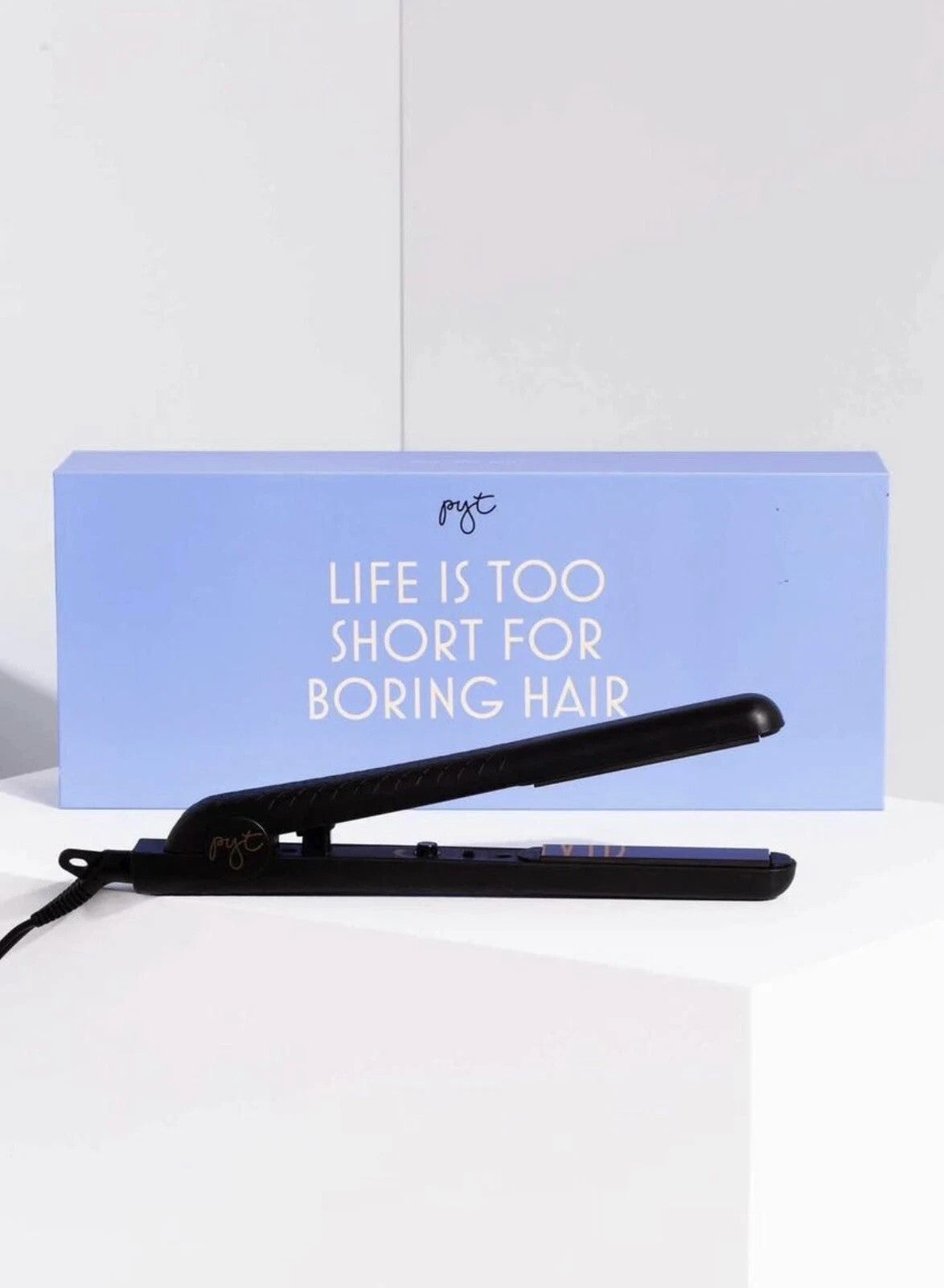 Pyt Ceramic Styling Tool Life Is Too Short - Brand New, Black