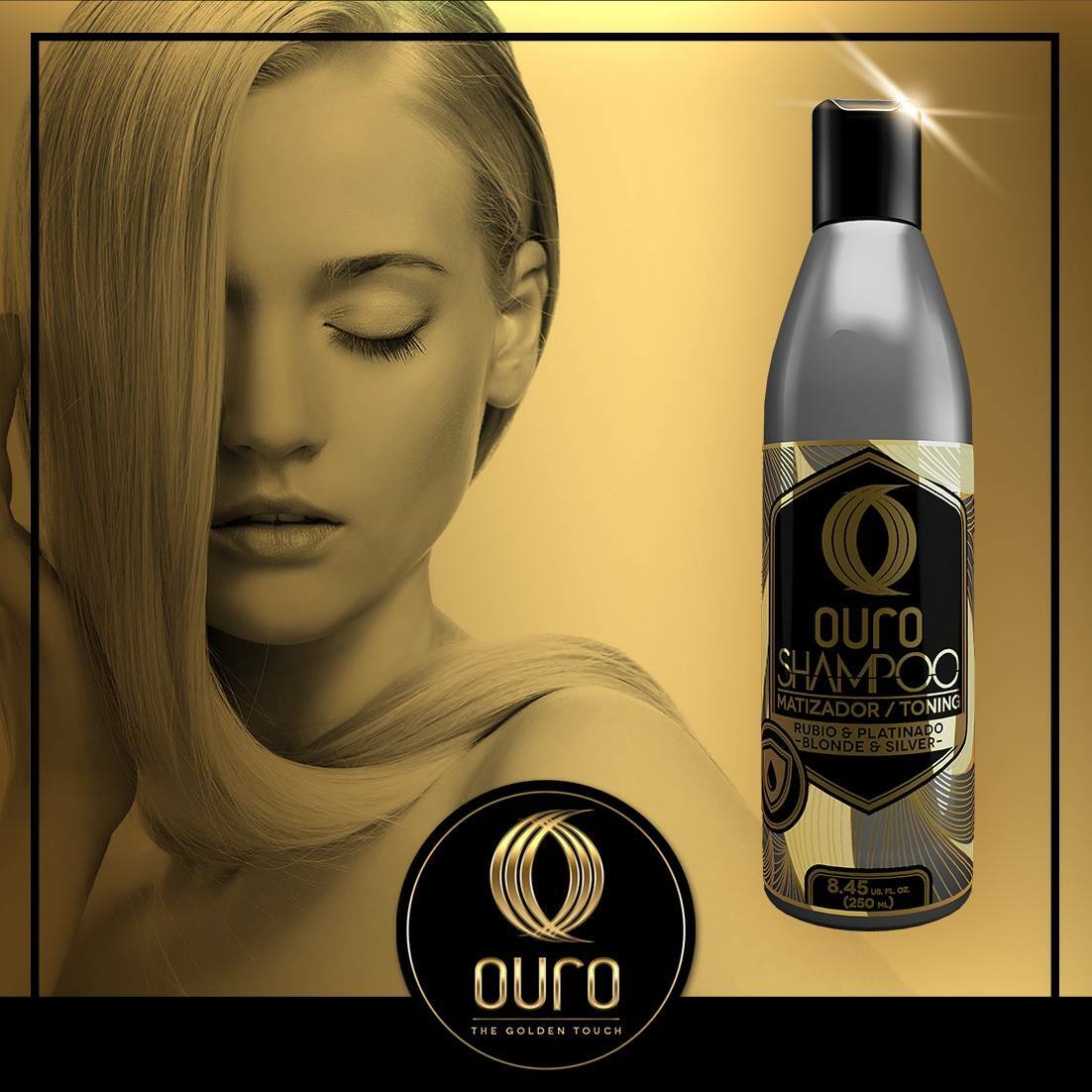 Purple Toning Shampoo for Blonde & Silver Hair - 8.45oz, Anti-Brass Hair Care