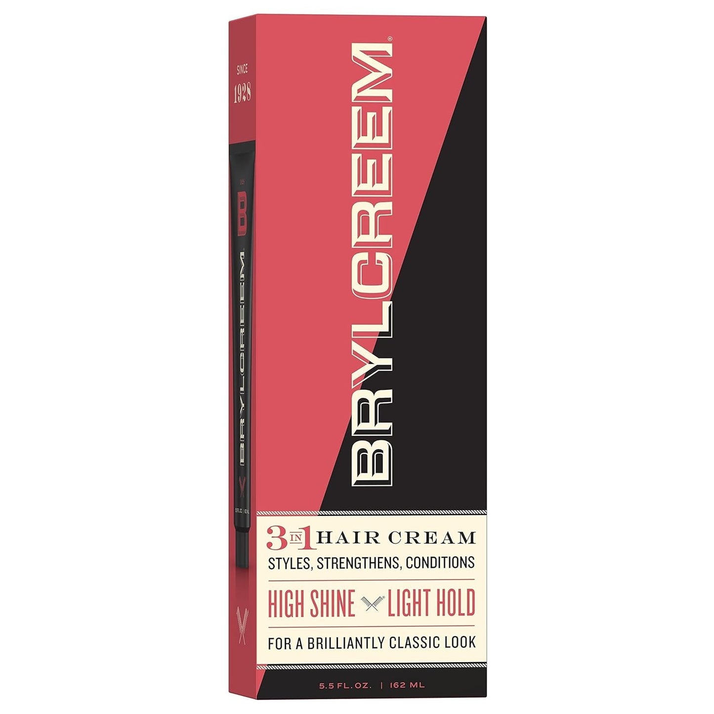 Men's 3-in-1 High Shine Hair Cream - Alcohol-Free & Lightweight, 5.5 Oz