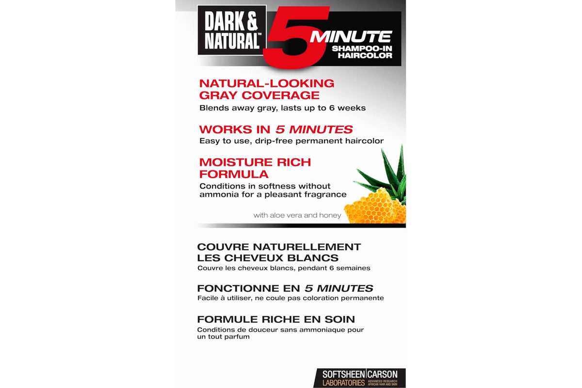 Men's Hair Dye 3 Pack - 5-Min Gray Coverage, Jet Black