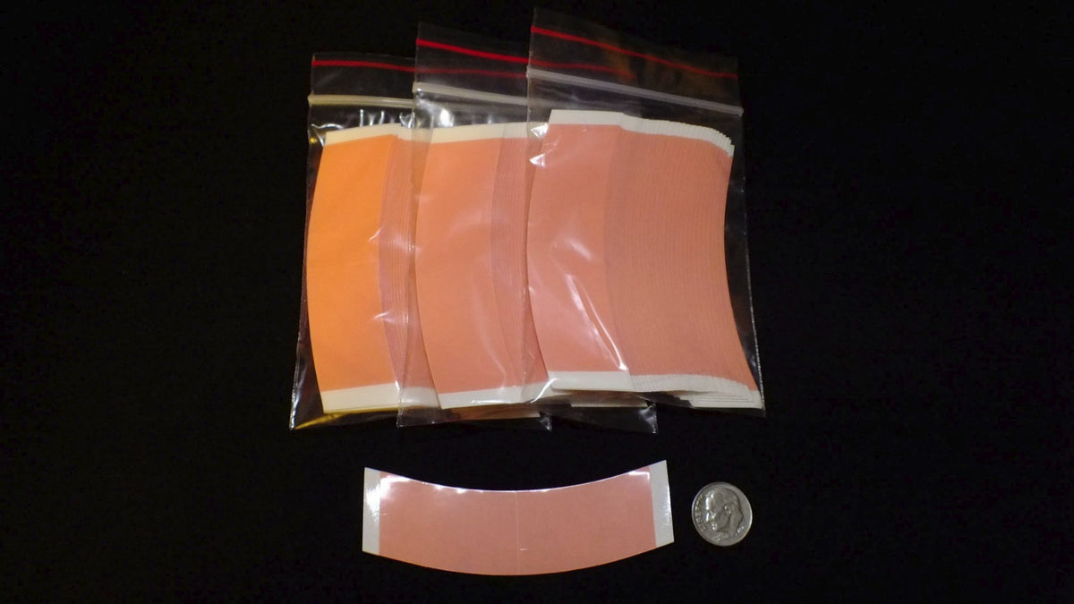 Sensi-Tak C Tape 108 Pc | Clear Adhesive Tape for Hair Systems & Wigs