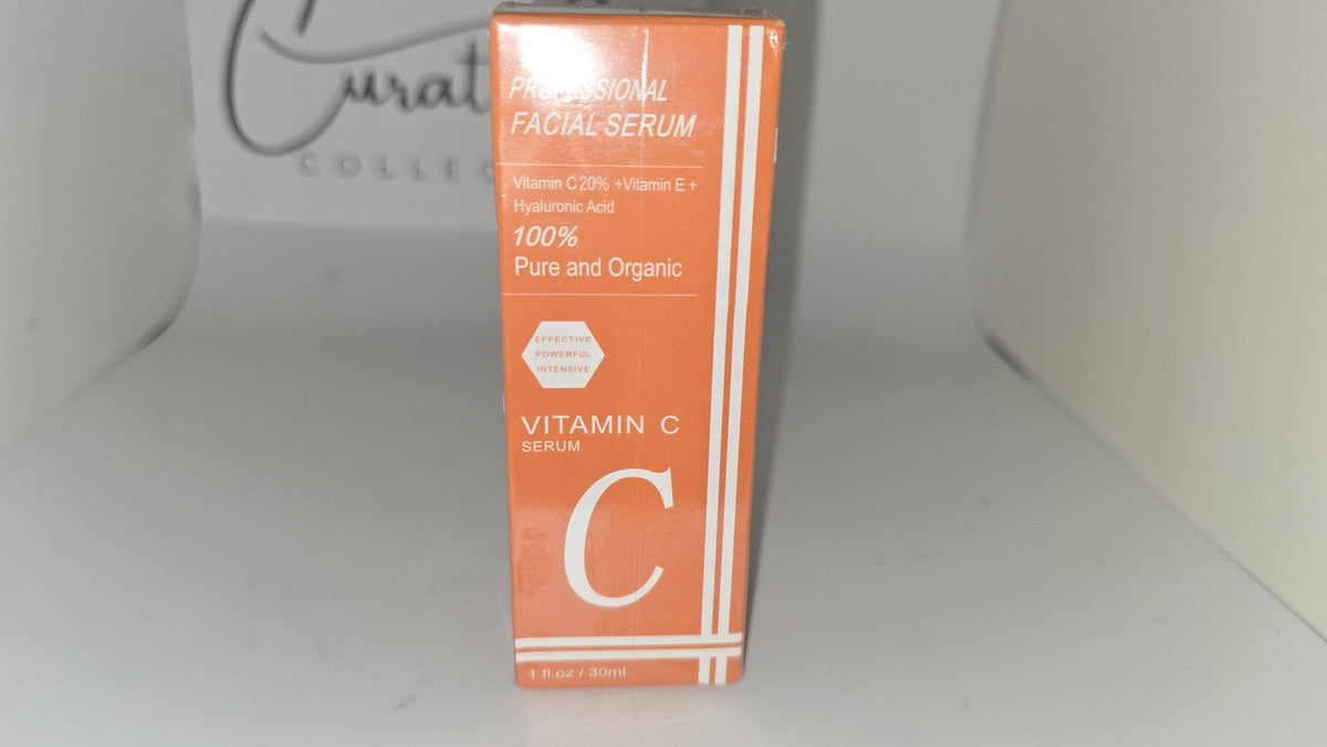 Vitamin C Serum Facial with Hyaluronic Acid & Vitamin E - 1 oz Organic & Pure