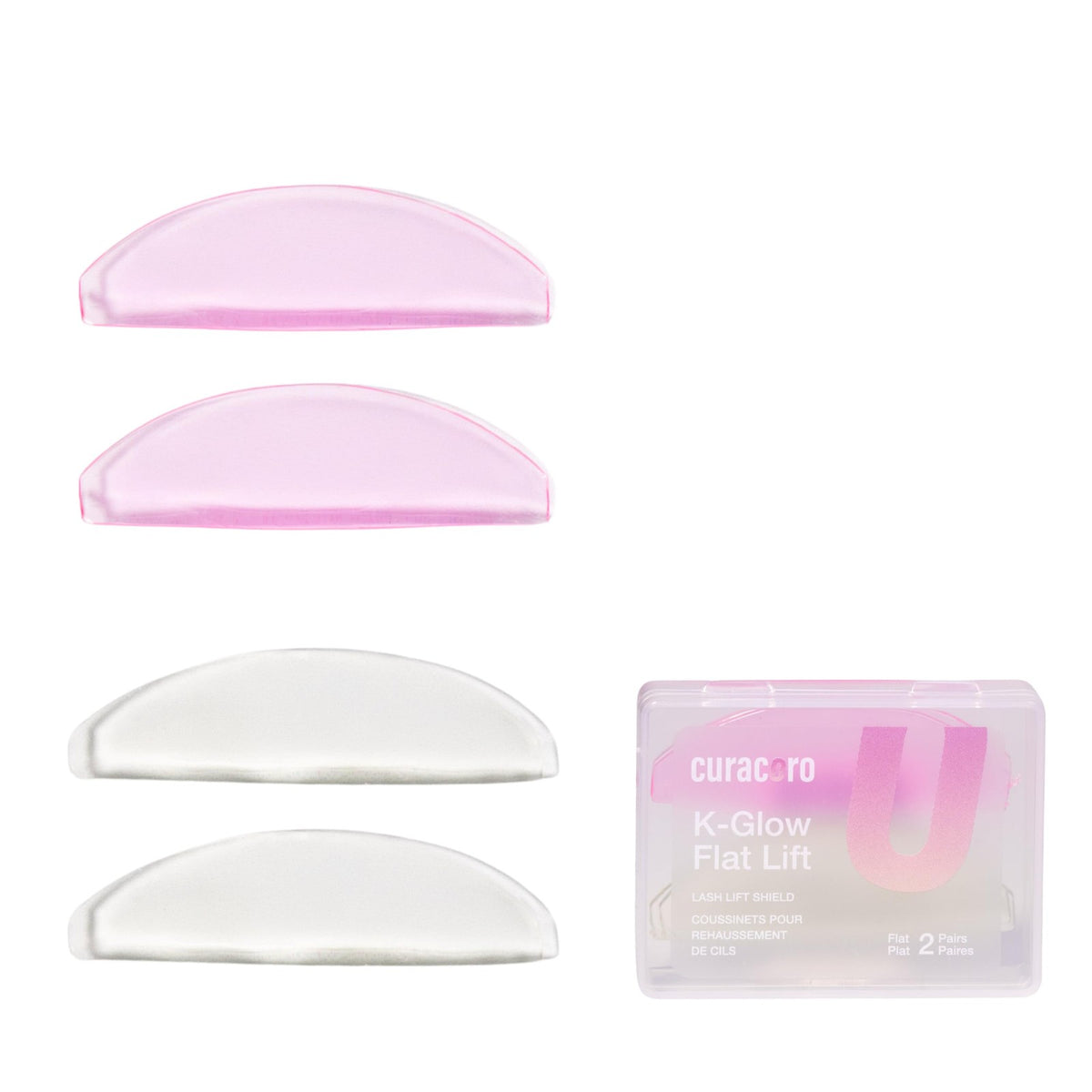 Lash Lift Shields Self-Adhesive Silicone Flat Pads for Eyelash Perming