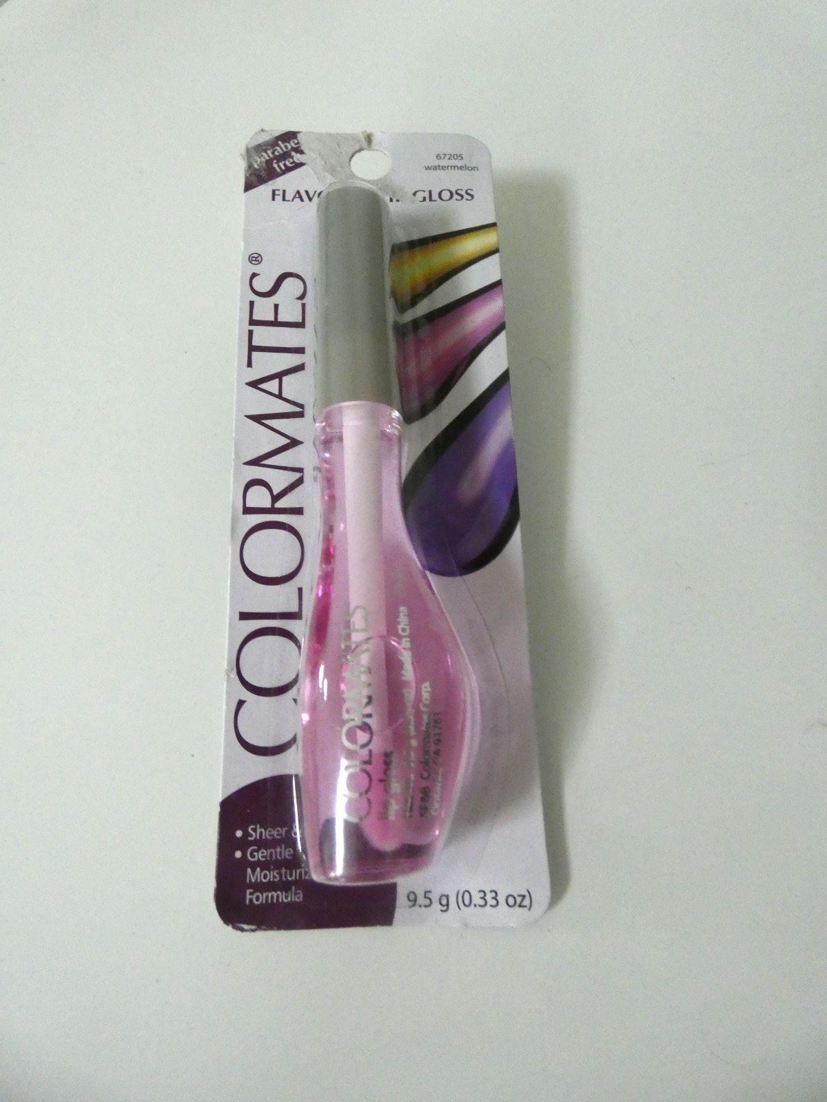 Flavored Lip Gloss Watermelon Pink Sheer 0.33 oz - Lip Makeup
