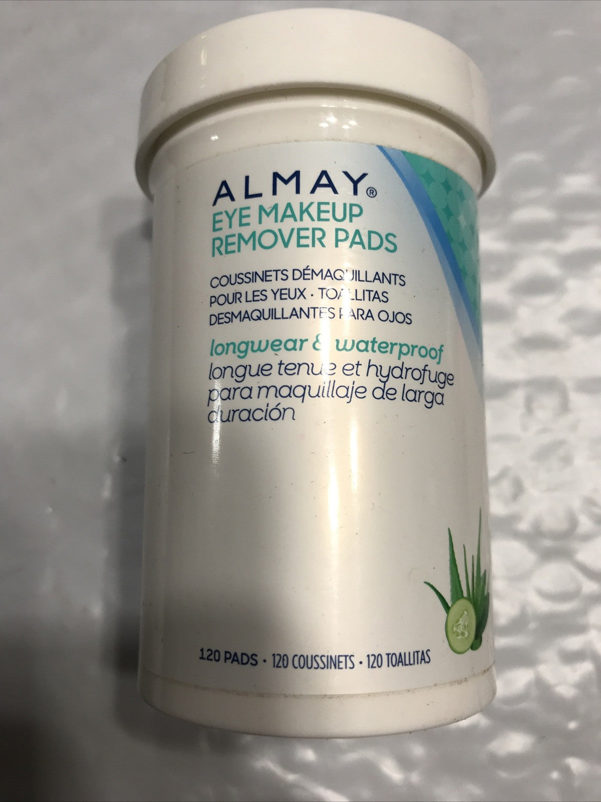 Eye Makeup Remover Pads Waterproof Longwear 120 Count - Discontinued