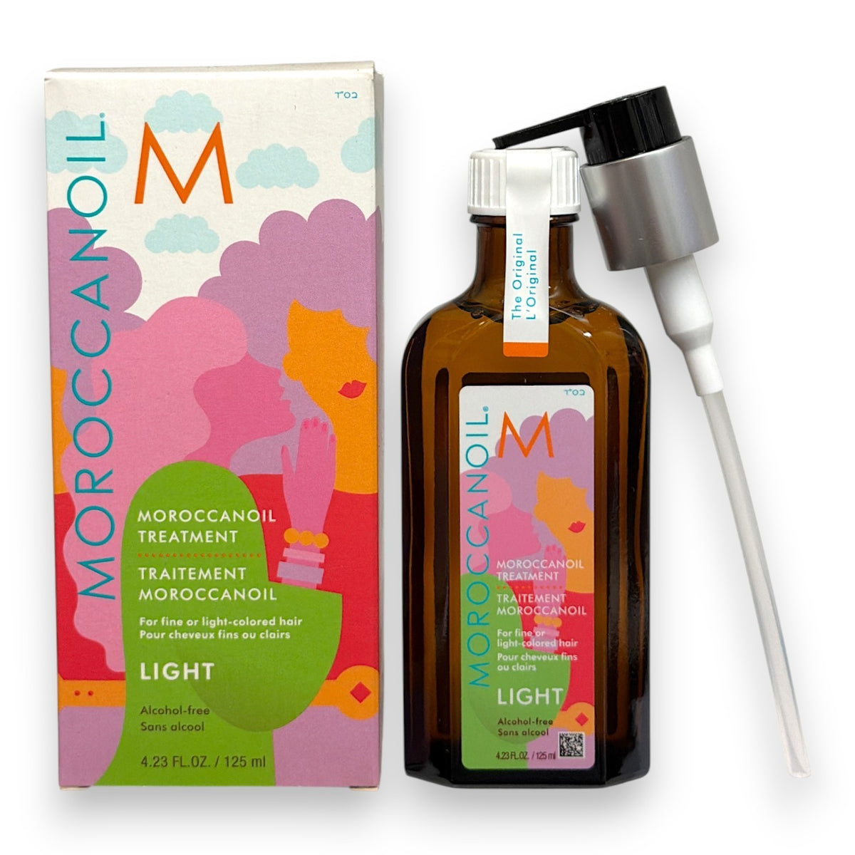 Hair Oil Treatment Light with Pump - Moroccanoil 4.23 oz / 125 ml