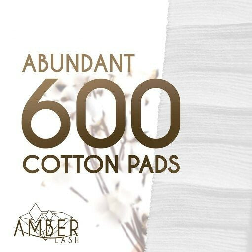 Lint-Free Cotton Pads 600 Count for Makeup Removal & DIY Masks