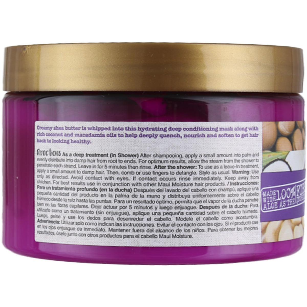 2 Pack Maui Moisture Heal And Hydrate + Shea Butter Hair Mask,