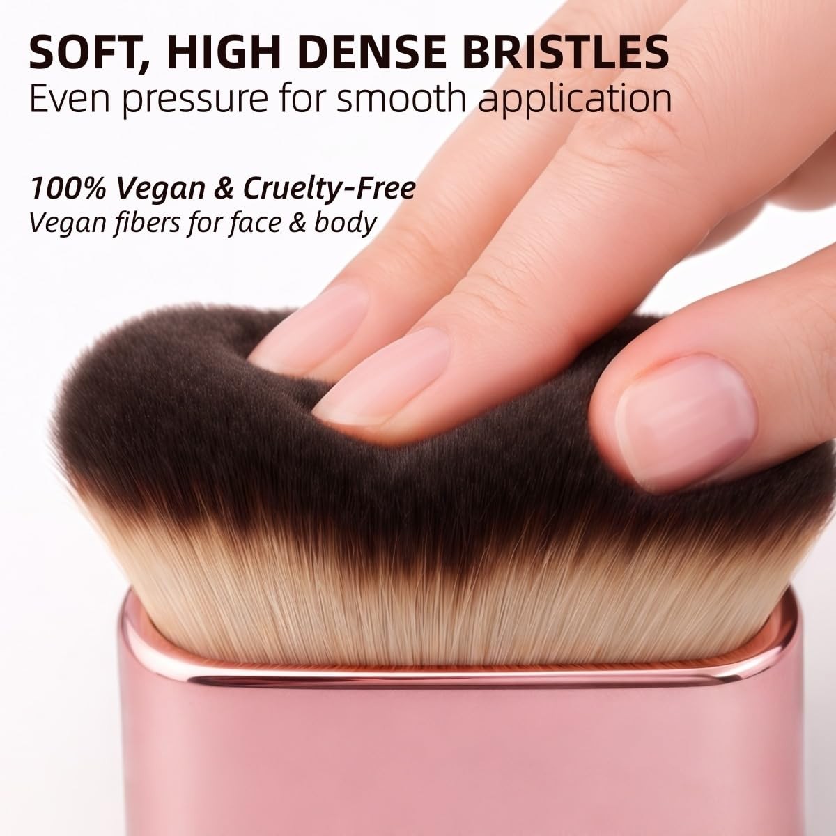 Self Tanner Brush - Large Kabuki Makeup Brush for Face & Body, Vegan