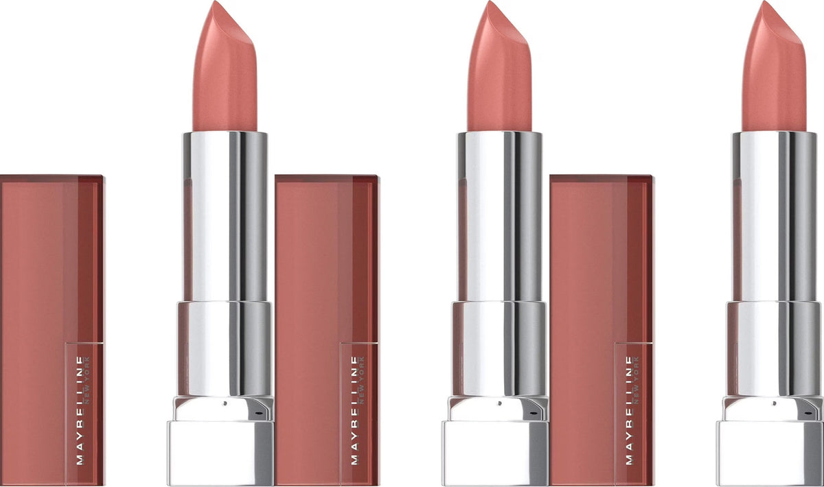 Maybelline Color Sensational Cream Lipstick Set - 177 Bare Reveal 4 Pack