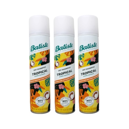 Batiste Tropical Dry Shampoo 4.23 oz – 3 Pack