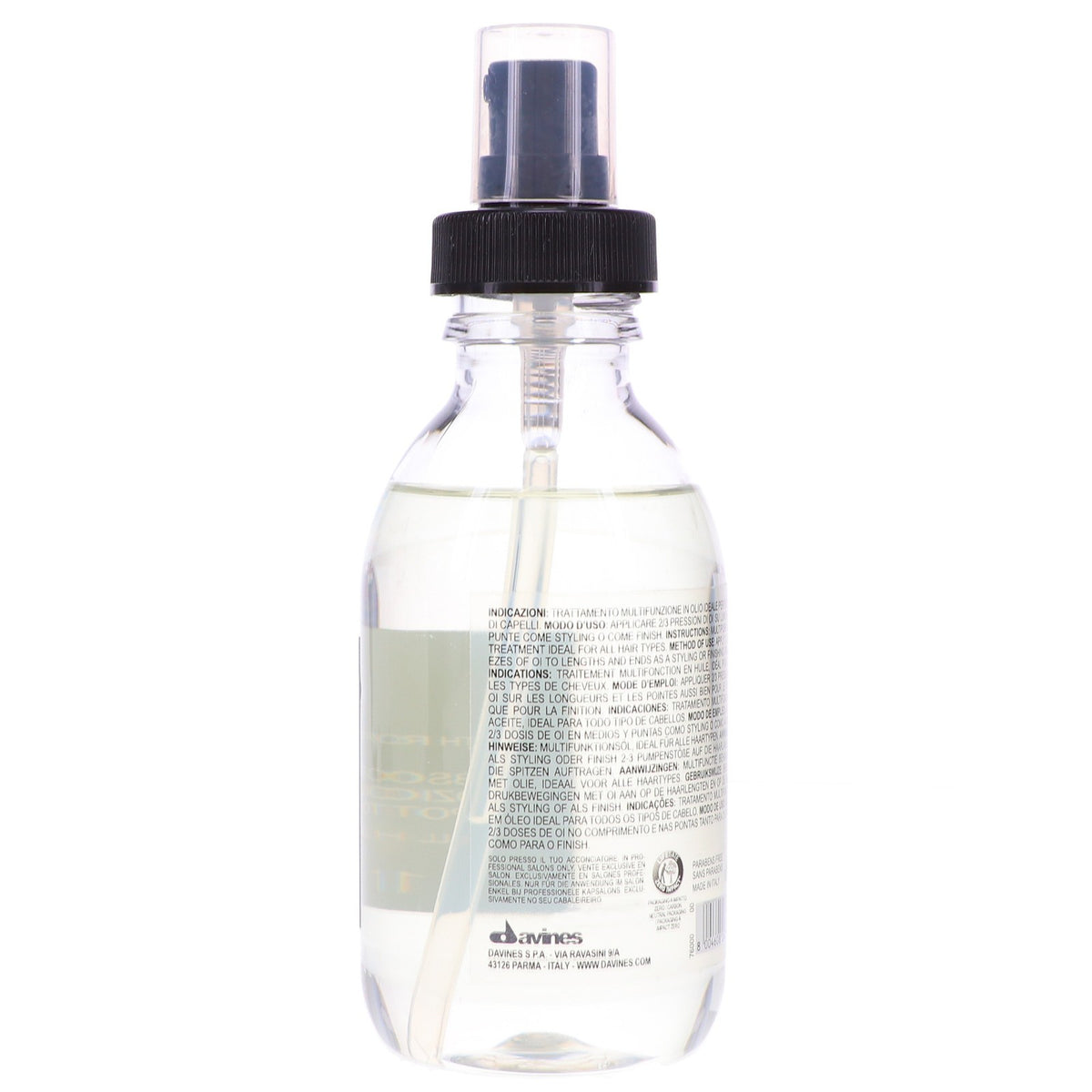 Davines OI Hair Oil 4.56 oz - Nourishing Light Styling Treatment for Dry & Frizzy Hair