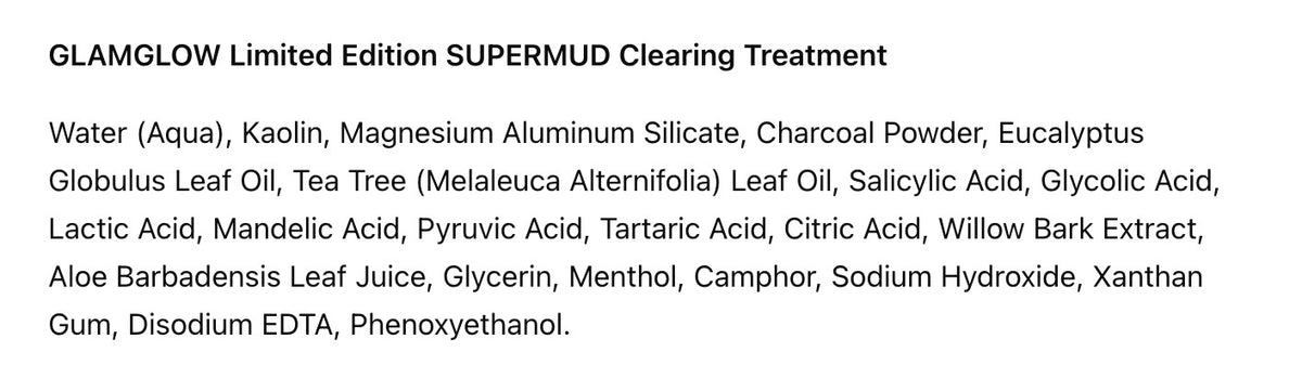 Supermud Clearing Treatment Mask 1 oz