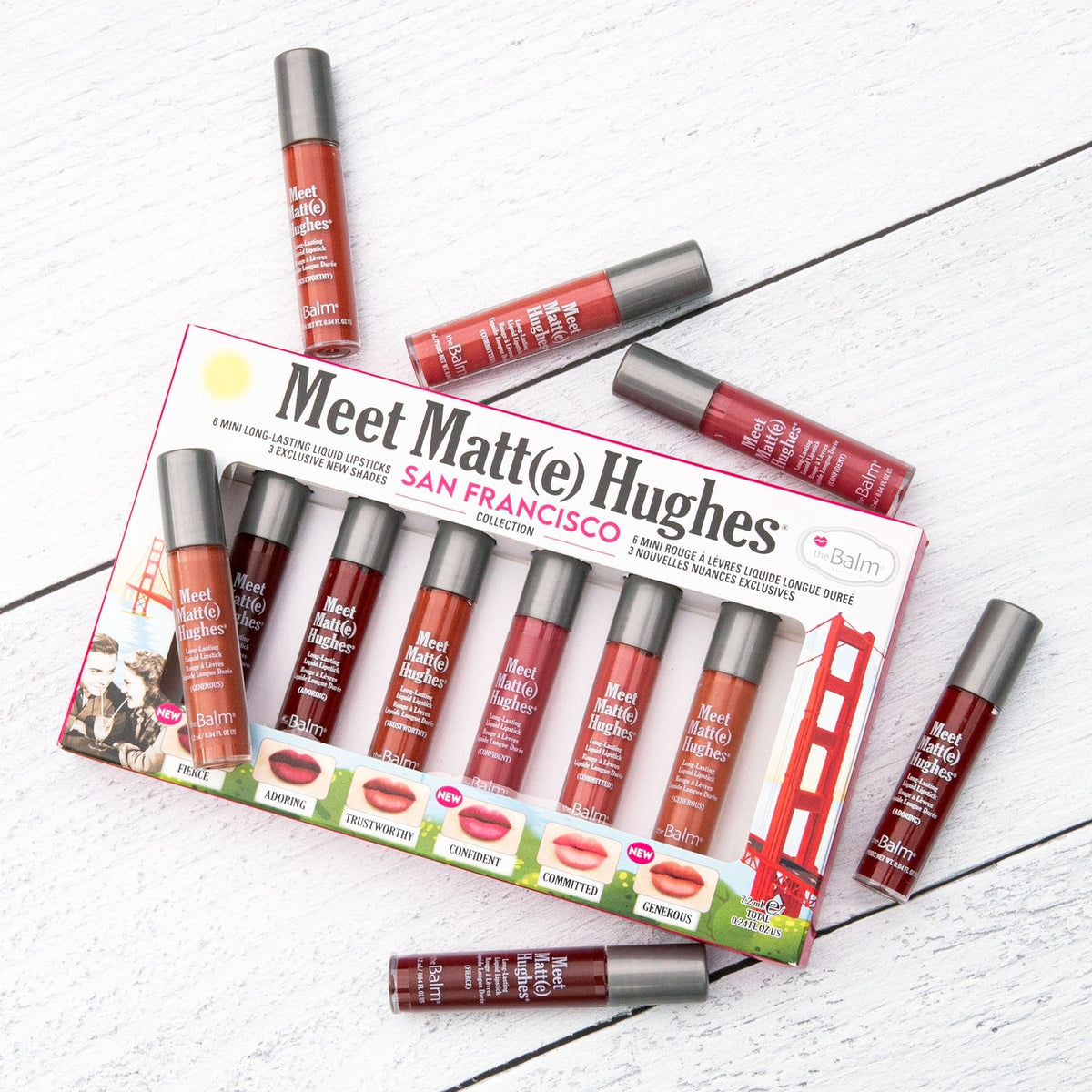 Long-Lasting Liquid Lipstick Set - Mini Matte Shades for Lips