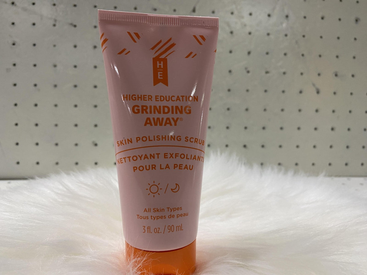 Higher Education Grinding Away Skin Polishing Scrub Face 3 Fl Oz Pink