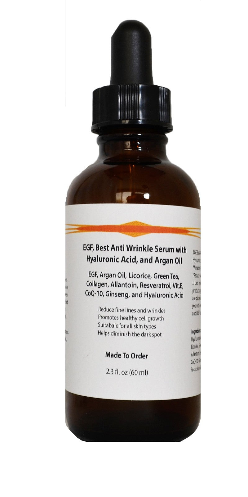 Anti-Aging Face Serum with Hyaluronic Acid, Collagen & Ginseng - Natural Skin Care