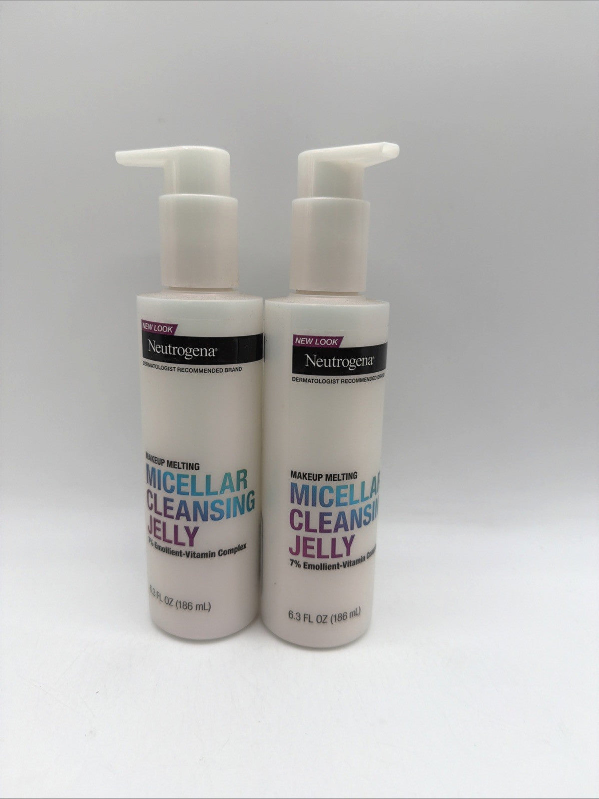 Micellar Cleansing Jelly Face Wash 6.3oz - Neutrogena Makeup Remover 2 Pack
