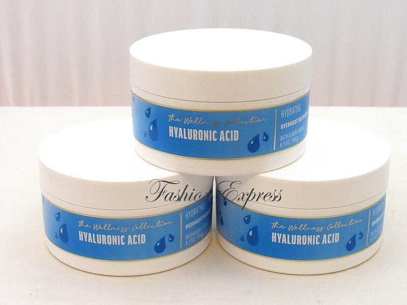 Hyaluronic Acid Overnight Recovery Mask 6.5 oz – 3-Pack