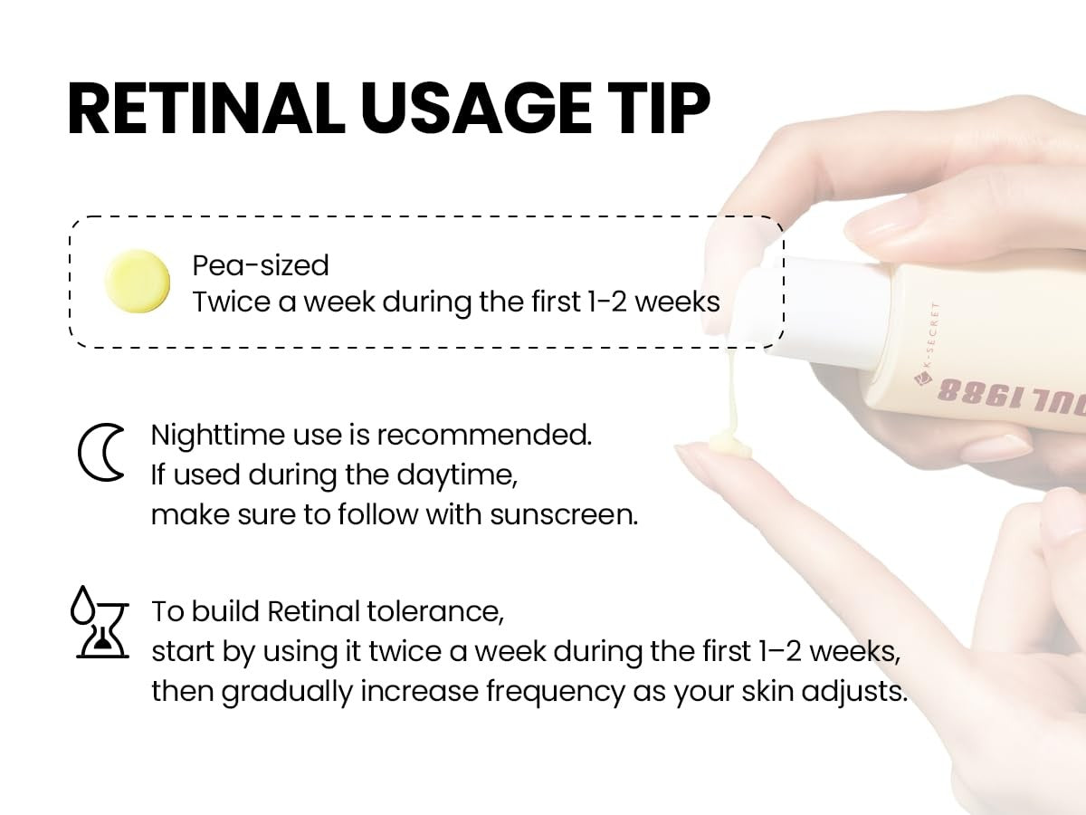 Retinal Serum with Black Ginseng for Fine Lines & Skin Texture - 30ml