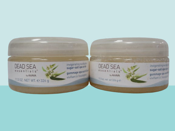AHAVA DEAD SEA ESSENTIALS INVIGORATING EUCALYPTUS SUGAR SALT SPA