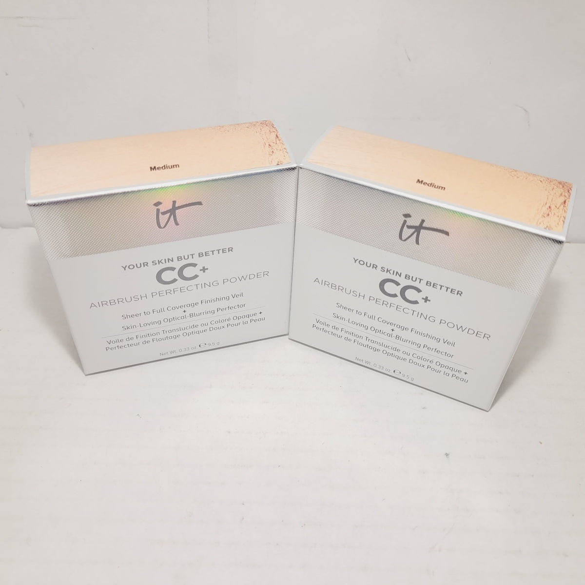 it Cosmetics CC+ Airbrush Finishing Powder Medium - Skin-Perfecting Face Powder