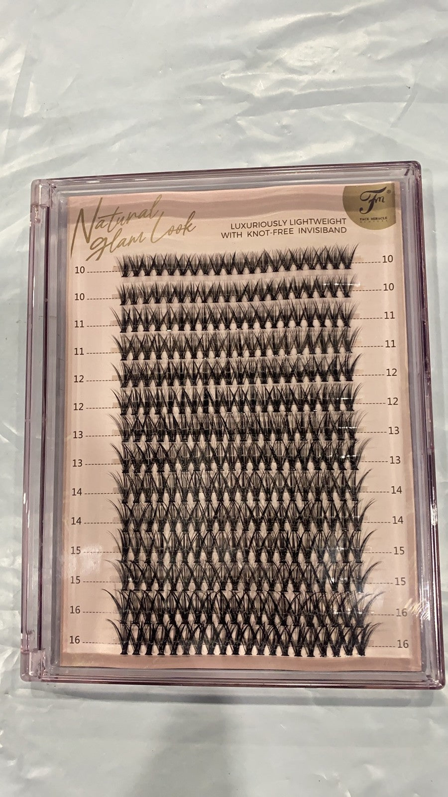 14 Rows False Eyelashes with Mascara - Large Quantity, Natural Look