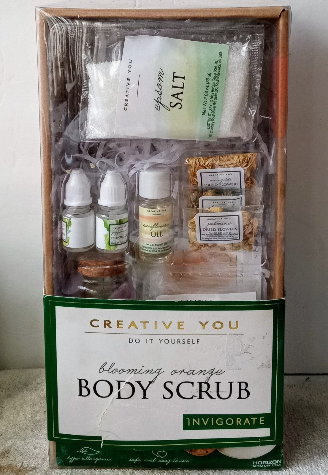 DIY Blooming Orange Body Scrub - Hydrating Exfoliating Spa Treatment