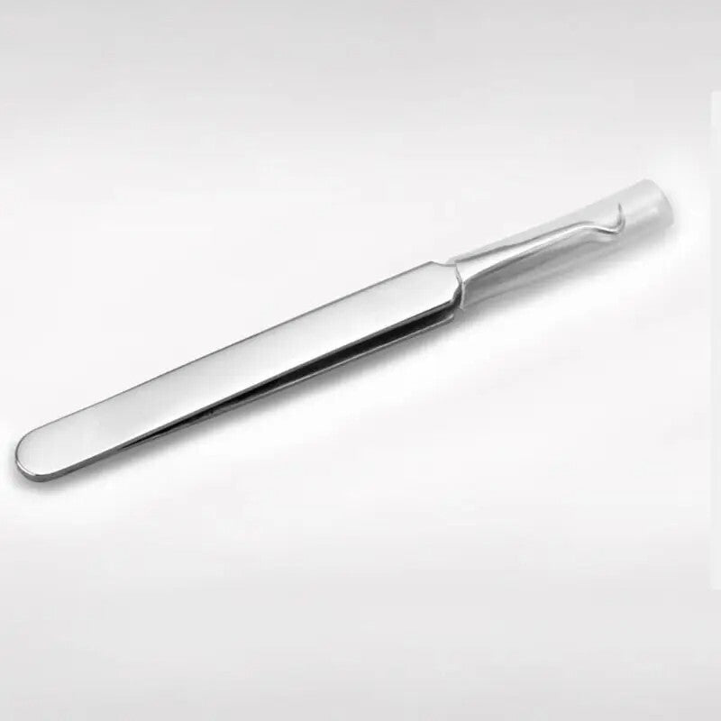 Blackhead Remover Tweezers - Curved Stainless Steel Pimple Extractor Tool
