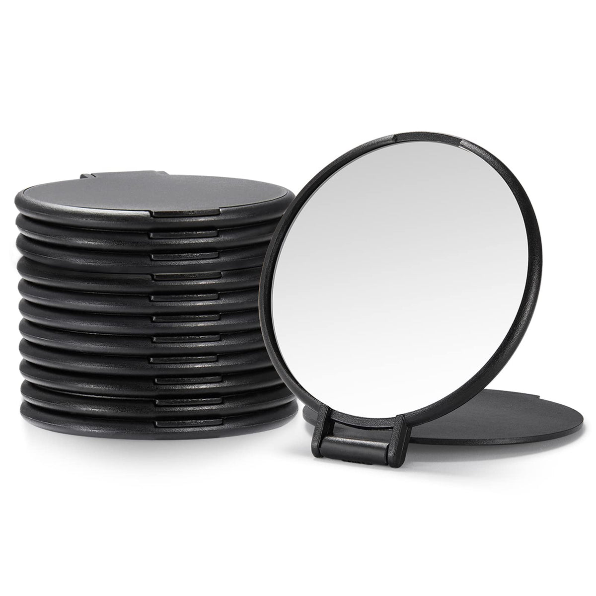 12-Pack Compact Pocket Makeup Mirrors for Travel and Purse