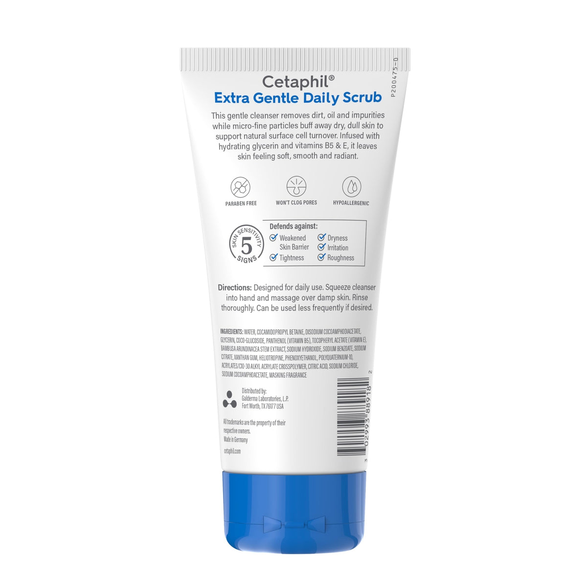 Cetaphil Exfoliating Face Wash,For All Skin Types 6 Fl Oz