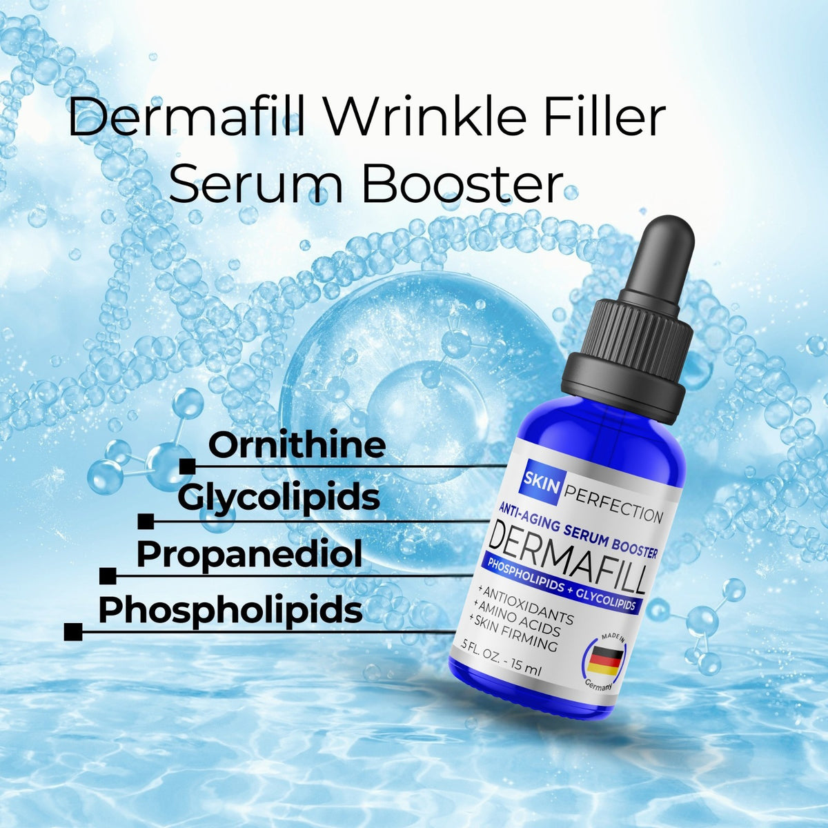 Anti-Aging Under-Eye & Face Wrinkle Filler - Plumping & Lift Serum Additive