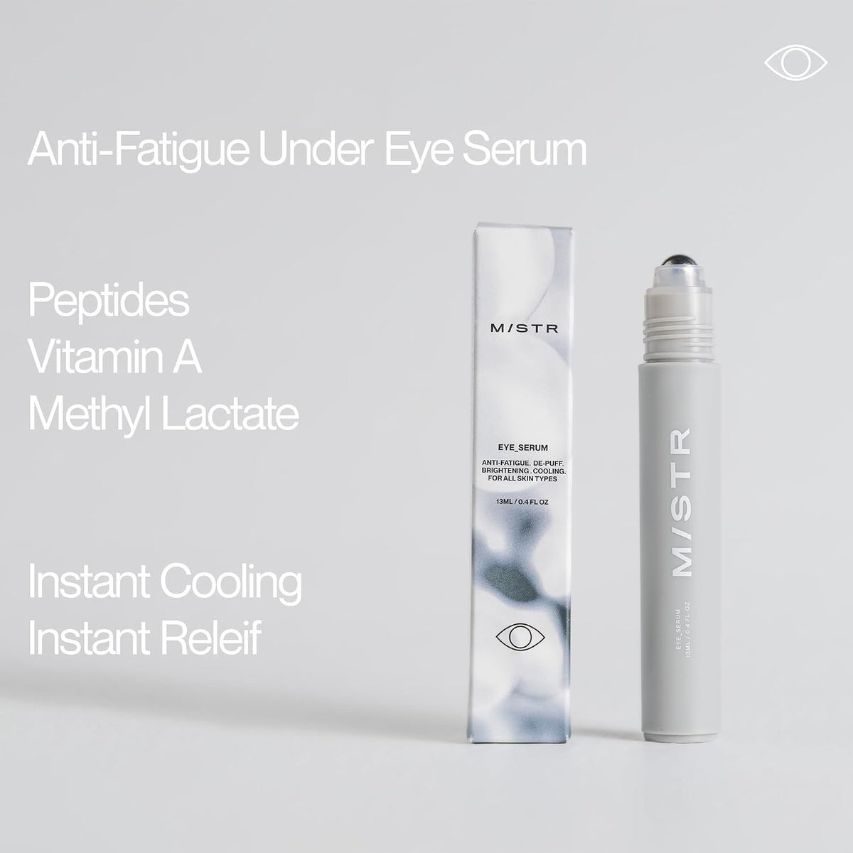 Hydrating Eye Serum for Men - Soothing & Brightening with Peptides & Retinol