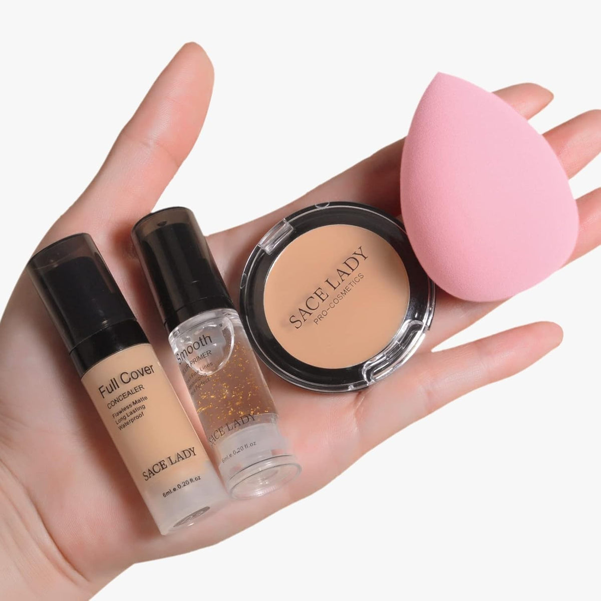 Full Coverage Liquid Concealer Set for Flawless Skin - Waterproof & Matte Finish