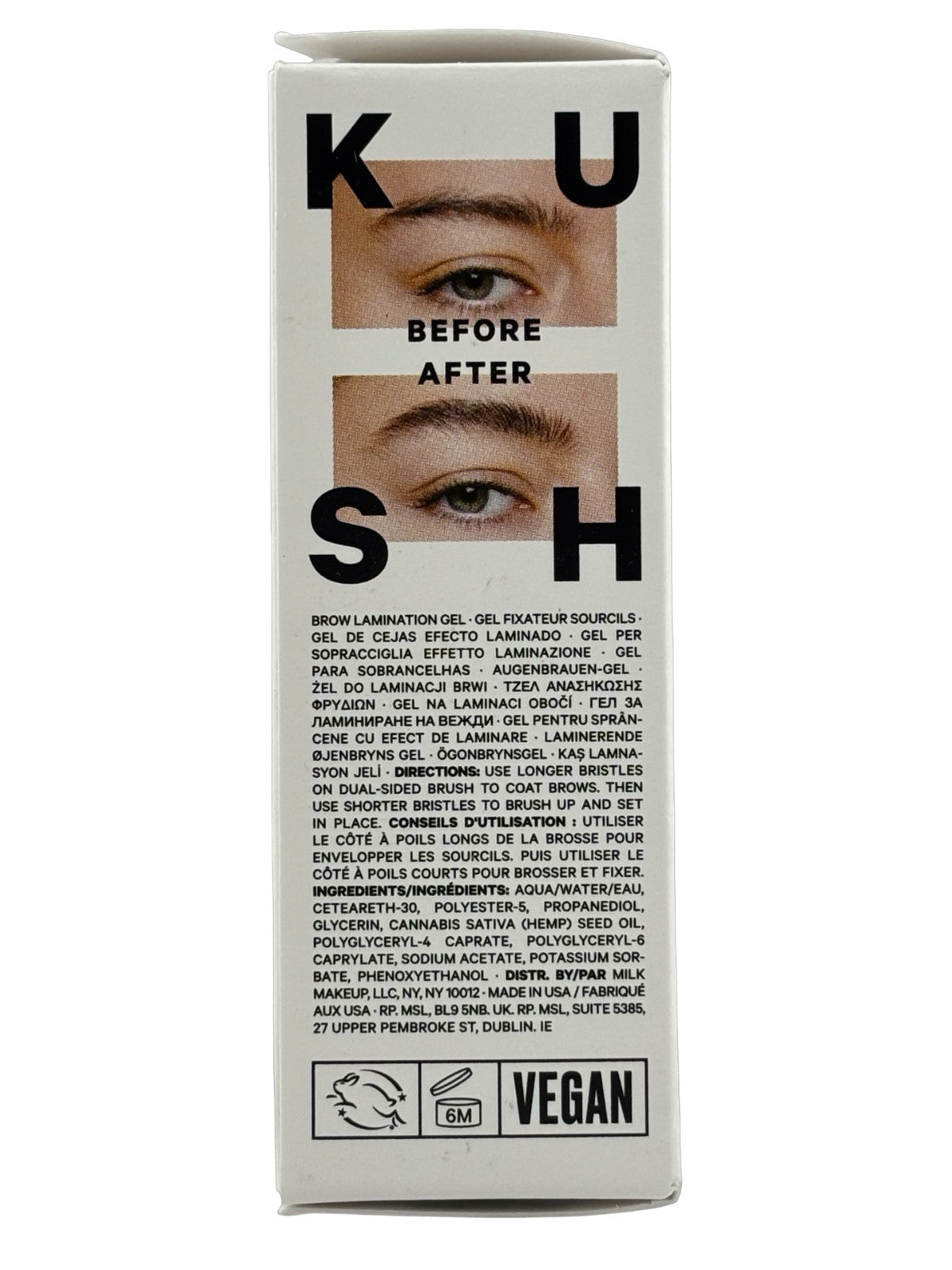 Clear Brow Gel for Setting & Taming Brows - 0.15oz Full Size