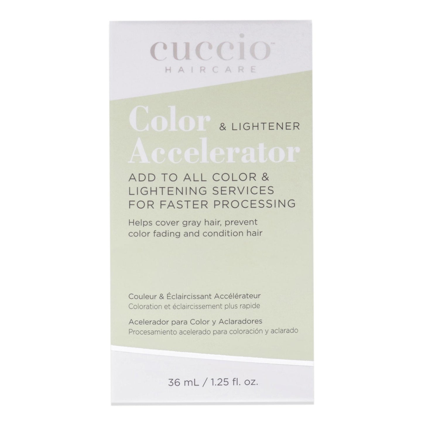 Hair Color and Lightener Accelerator by Cuccio 1.25 oz - Faster Processing, Gray Coverage, Long-Lasting Color