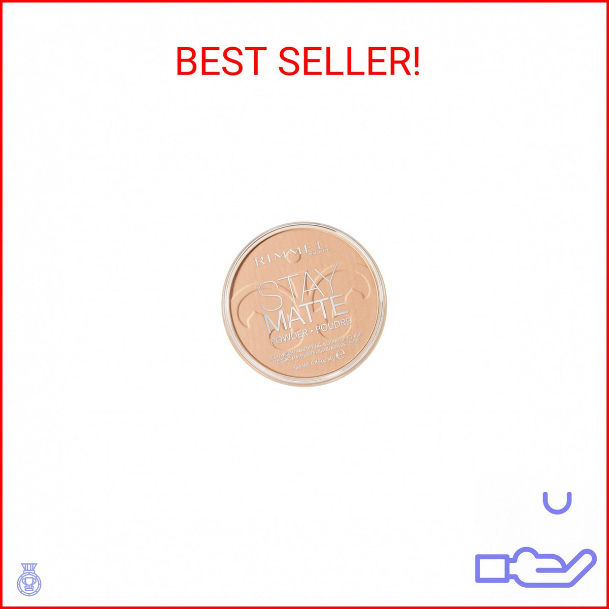 Pressed Face Powder with Shine Control - Lightweight, High Coverage