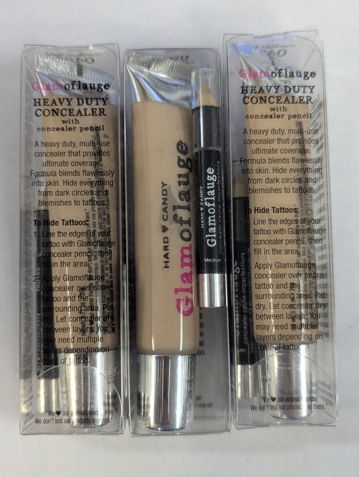 Heavy Duty Concealer Set - Multiple Quantities & Shades