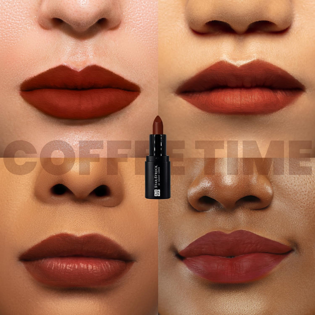Mini Matte Lipstick Coffee Time 1.6g - Long Lasting & Nourishing