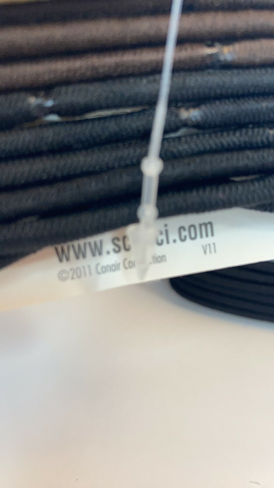 Scunci No Damage Metal Hair Ties Elastics Ponytail Holders Blue Grey