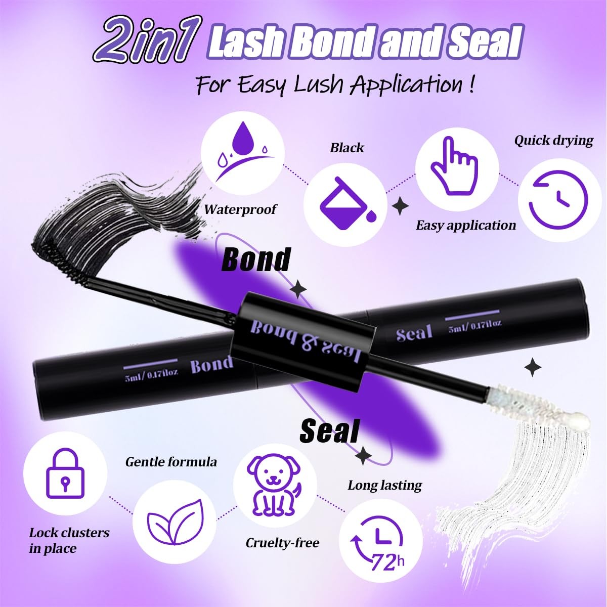 DIY Lash Extension Kit 792 Pcs D Curl Individual Eyelashes with Tools