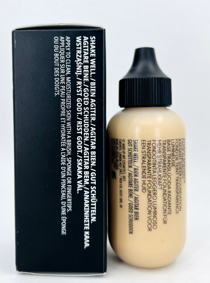 Radiant Sheer Foundation for Face & Body - Multiple Shades, 1.7 fl oz