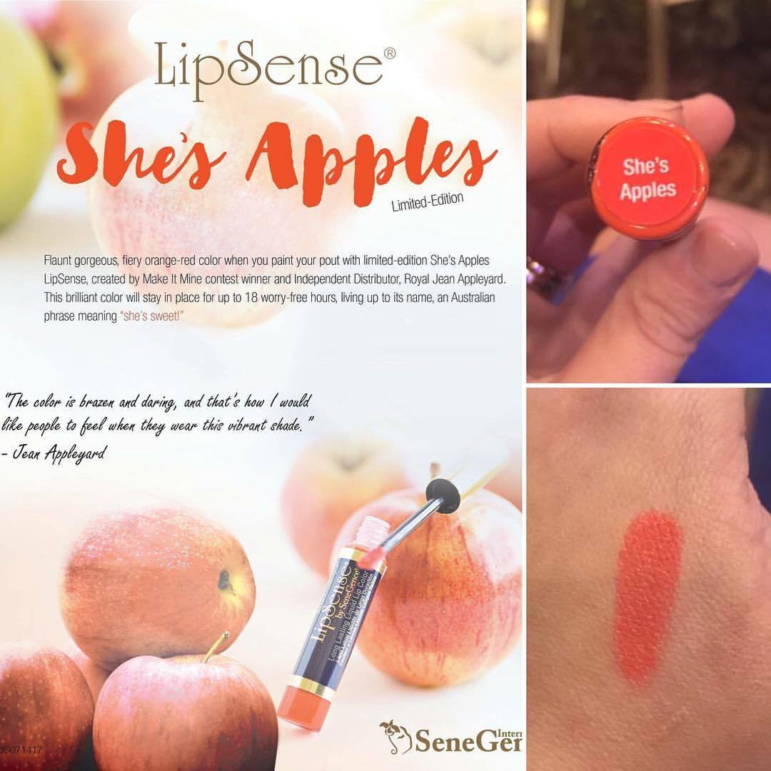 Long Lasting Lipstick in She's Apples Shade - Waterproof Lip Color