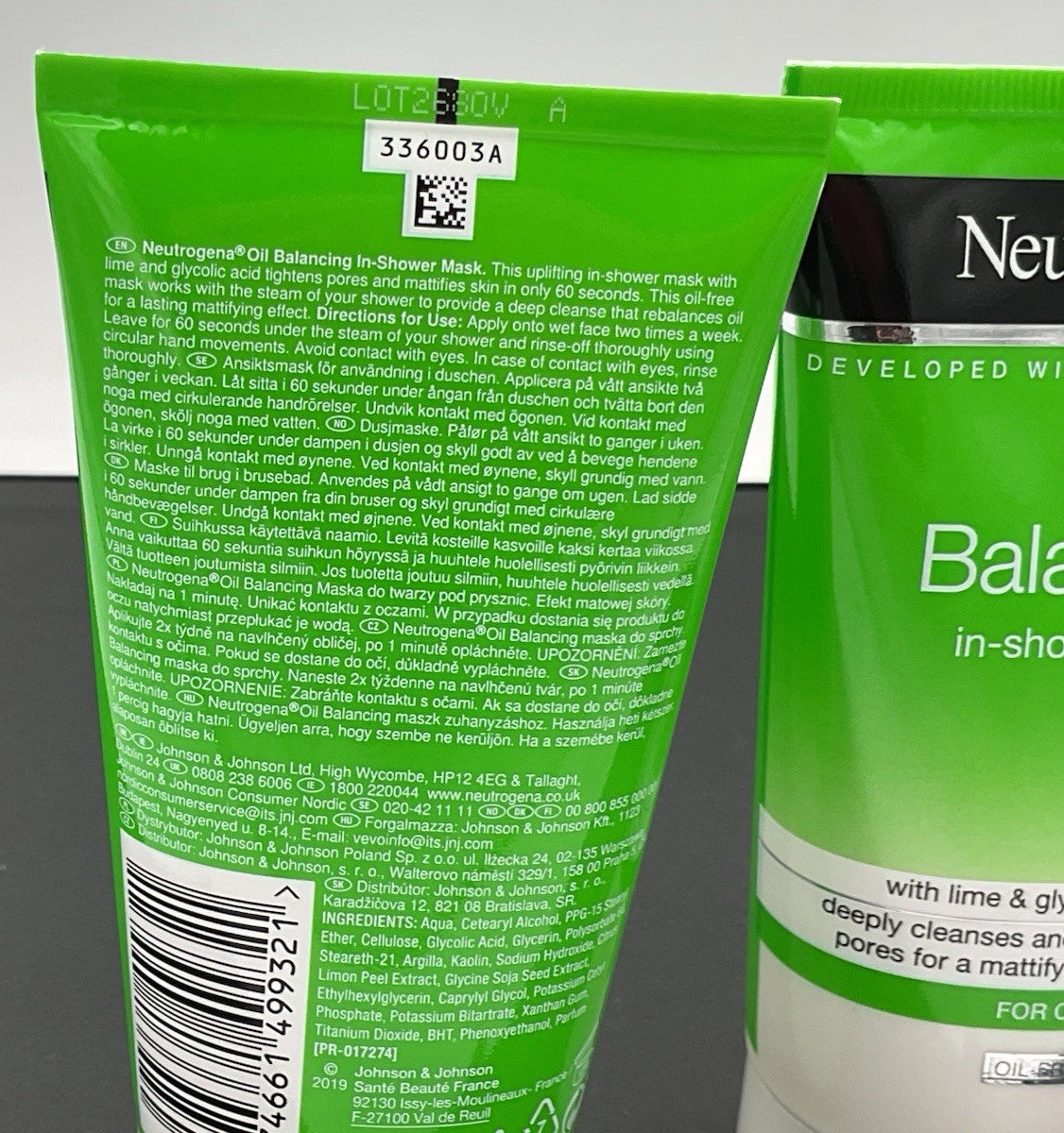 Neutrogena Oil Balancing In-Shower Mask for Oily Skin 150ml Lot of 3