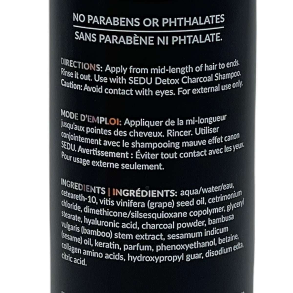 Sedu Detox Charcoal Shampoo & Conditioner Set Clarifying 10.1 oz