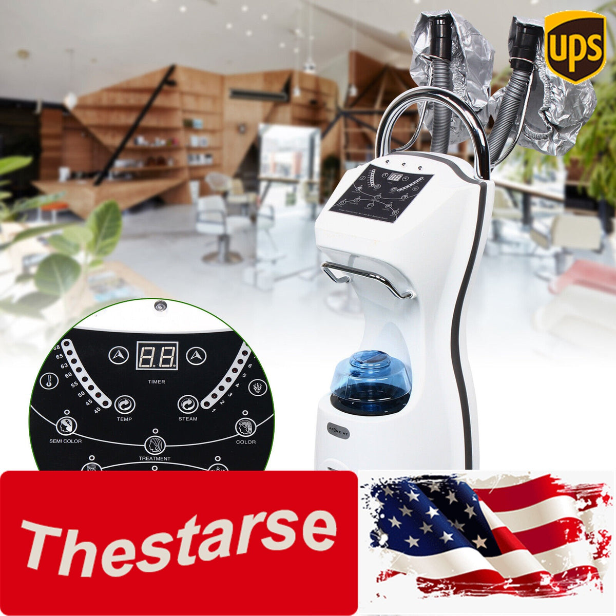 Hair Steamer Nano Anion Oil Treatment Machine for Hair Coloring & Care