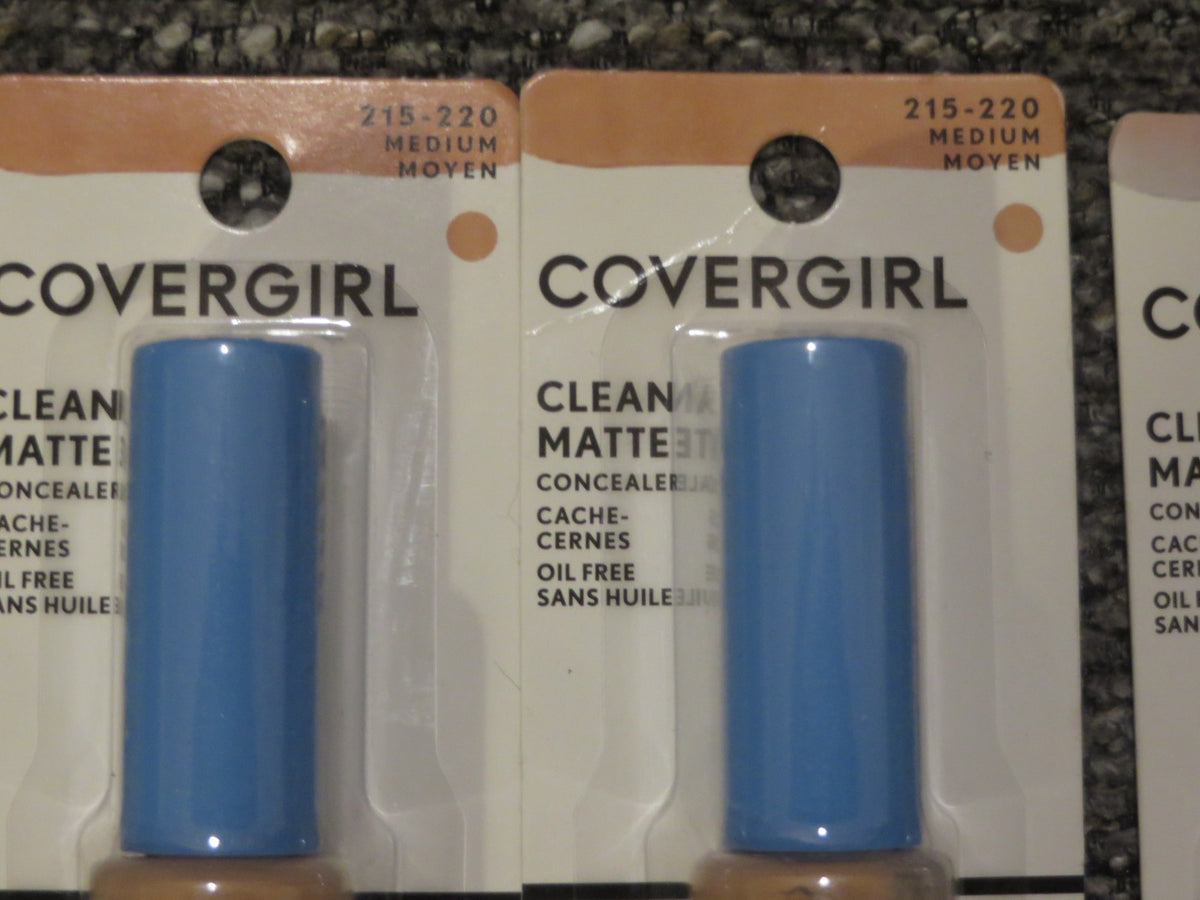 Covergirl Matte Concealer Lot of 4 Medium #215-220 New Sealed